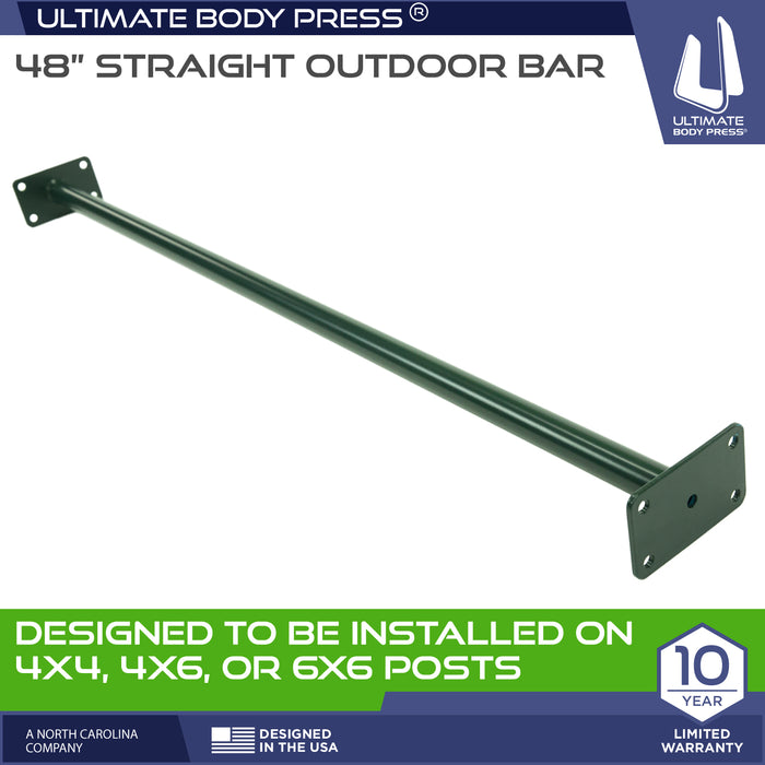 Outdoor Pull Up Bar, Green