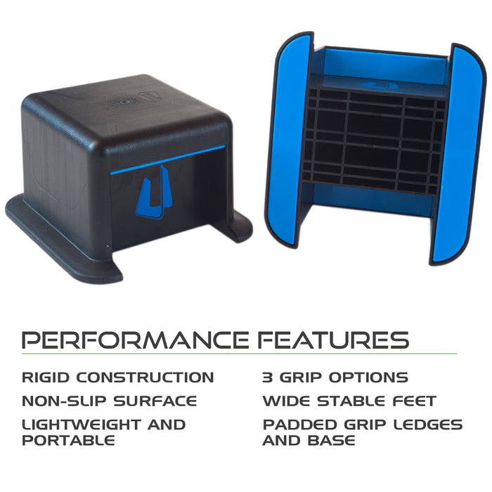 Push Up Block Stands with Three Grip Positions