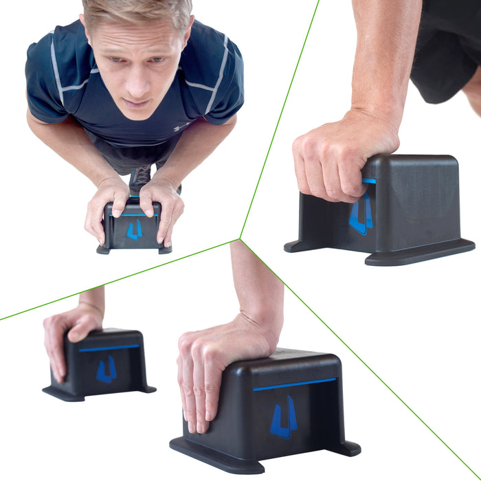 Push Up Block Stands with Three Grip Positions