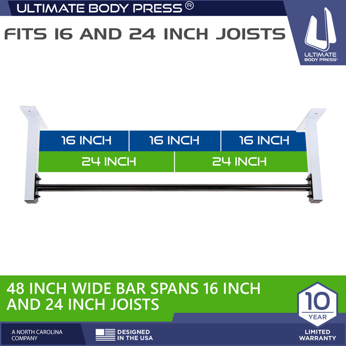 Ceiling Mount Pull Up Bar and Strap System