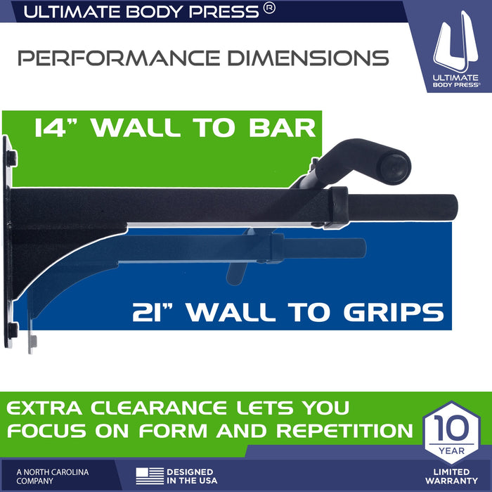 Wall Mount Pull Up Bar and Strap System