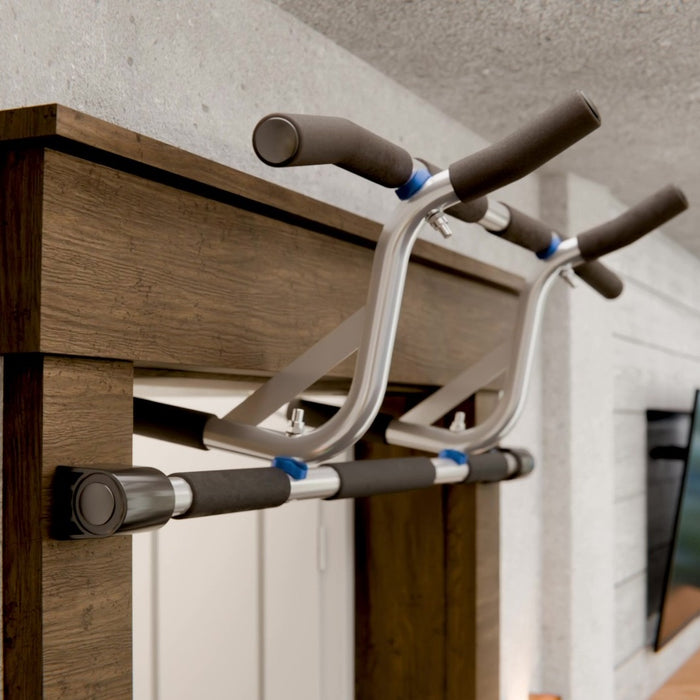 XXL Doorway Pull Up Bar with Elevated Bar & Adjustable Width