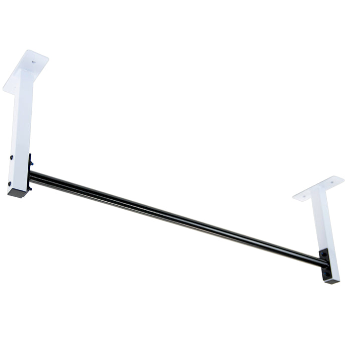 Ceiling Mount Pull Up Bar for 8' Ceilings with New Upgraded Through-Bolt Bar Mounts