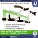 Ultimate Body Press XL Doorway Pull Up Bar benefits: Elevated bar for better range of motion and more headroom, plus 10 inches of extra wall clearance (bar sets 1 inch above trim).